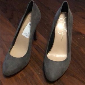 Jessica Simpson Gray Heels
